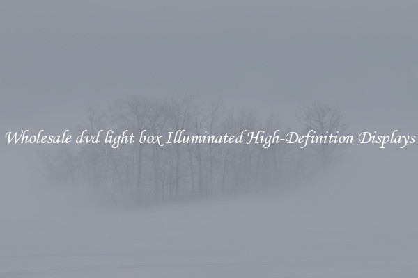 Wholesale dvd light box Illuminated High-Definition Displays
