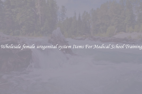 Wholesale female urogenital system Items For Medical School Training
