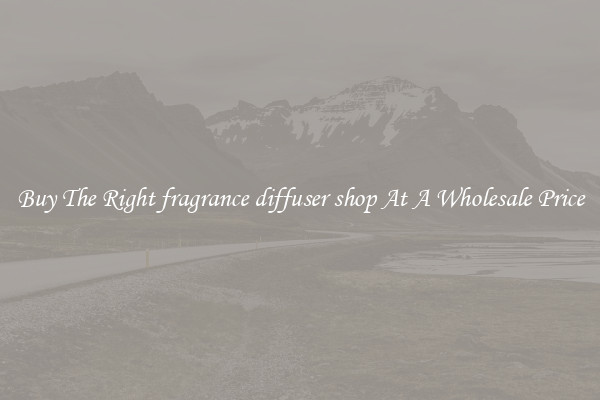 Buy The Right fragrance diffuser shop At A Wholesale Price
