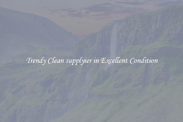 Trendy Clean supplyier in Excellent Condition