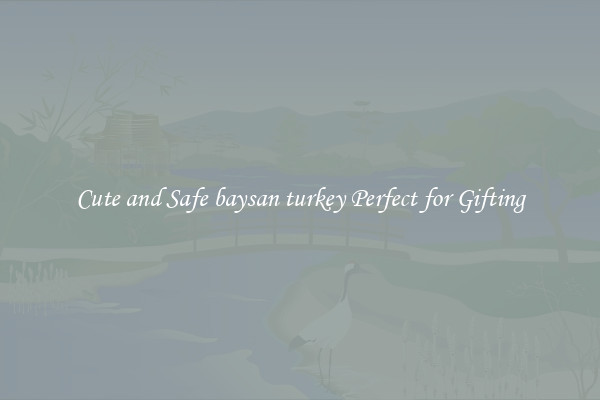 Cute and Safe baysan turkey Perfect for Gifting