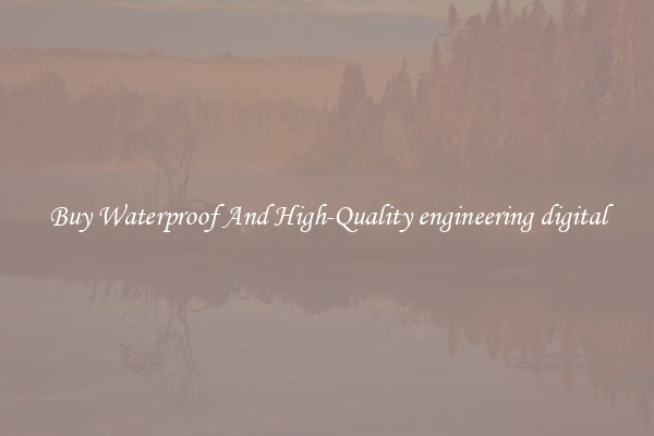Buy Waterproof And High-Quality engineering digital