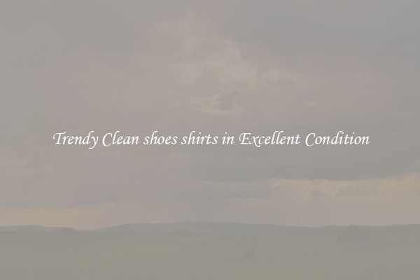 Trendy Clean shoes shirts in Excellent Condition