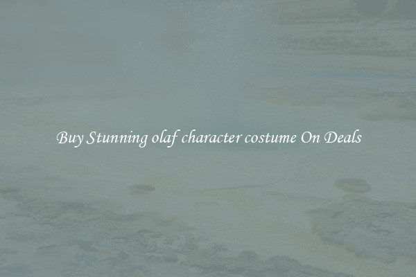 Buy Stunning olaf character costume On Deals