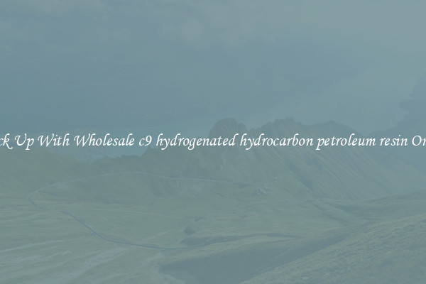 Stock Up With Wholesale c9 hydrogenated hydrocarbon petroleum resin Online