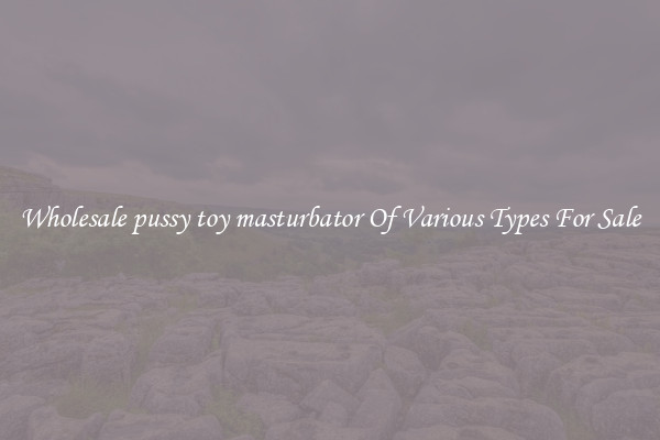 Wholesale pussy toy masturbator Of Various Types For Sale