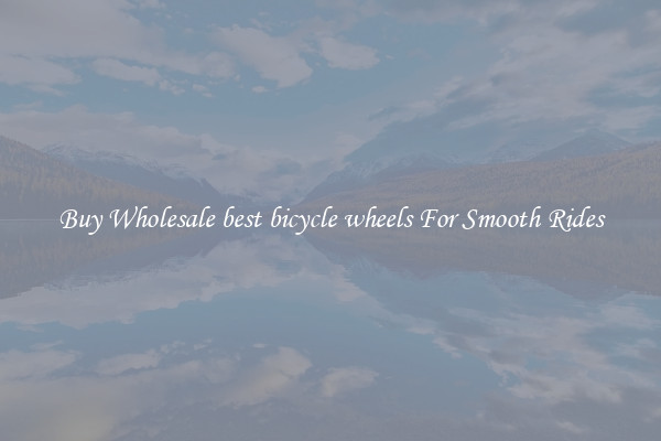 Buy Wholesale best bicycle wheels For Smooth Rides