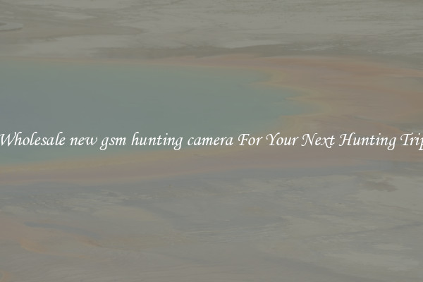 Wholesale new gsm hunting camera For Your Next Hunting Trip
